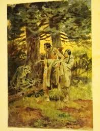 Linderman. Indian Old Man Stories. Color Plates Charles M. Russell First Ed  1920