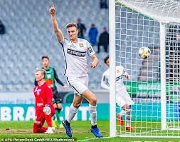 €22.00m * jul 7, 1997 in wien, austria Crystal Palace Monitoring 6ft 5ins Forward Sasa Kalajdzi Daily Mail Online