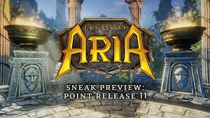 Legends of aria is a sandbox mmo. Sneak Preview Point Release 11 Legends Of Aria