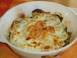 Gratin De Courgettes Aux Crevettes Et Ricotta La Recette Facile Gratin De Courgettes Recette Avec Courgette Gratin