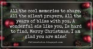 35 Christmas Messages For Sister Message For Sister Christmas Messages Christmas Quotes