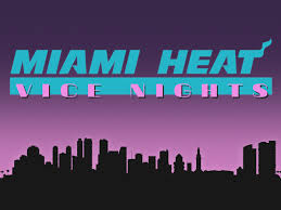 Miami vice miami heat font news word. Carwyn Thomas Miami Heat Vice Nights 2016 Original Rebrand