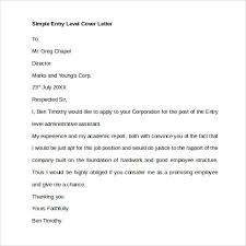 This is an accessible template. Free 9 Entry Level Cover Letter Templates In Pdf