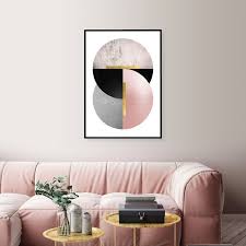 Black And Gold Art Deco Bedroom Downloadable Artwork Blush Pink Grey Black Gold Modern Art Deco Printable Wall Art Poster Minimalist Scandi Wall Decor Rose Gold Dusky Pink Poster Wall Art Artwork Printable Wall Art