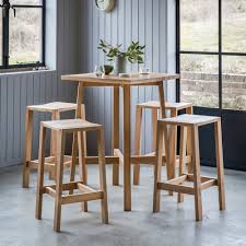 Unfollow breakfast bar table to stop getting updates on your ebay feed. Waldorf Contemporary Breakfast Table Oak High Tables Bar Tables