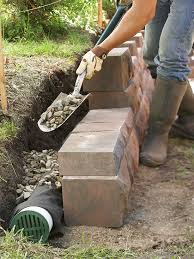 By themselves, landscape timbers and a railroad tie retaining wall lack the weight to hold back soil. Build Landscape And Retaining Walls And Keep Them In Tip Top Shape Better Homes Gardens