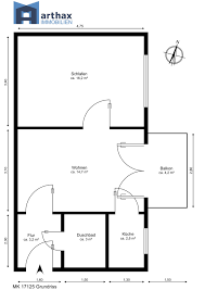 Dabei lädt die große küche optimal zum gemeinsamen kochen und langen abenden ein. Grundrisszeichnung Einer 2 Zimmer Wohnung Mit Balkon Im Wohnhof D Gartenstadt Kreuzkampe Hannover List 2 Zimmer Wohnung Immobilienmakler Wohnung