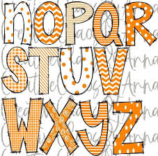 Tn Vols Png Sublimation Alphabet Football Alphabet Bundle Etsy Abstract Coloring Pages Doodle Lettering Scrapbook Designs