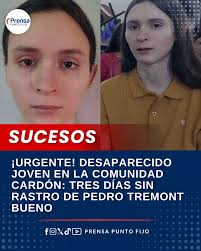 🚨 La angustia se ha apoderado de la familia Tremont Bueno en la  Urbanización Las Virtudes, Comunidad Cardón, tras la misteriosa  desaparición de Pedro Alejandro Tremont Bueno, de 25 años de edad.