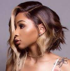 Best Short Hairstyles For Black Women 2018 2019 The Undercut Brown Ombre Hair Hair Styles Thick Hair Styles