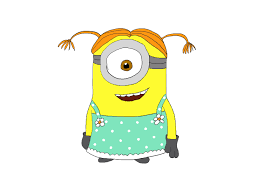Draw a long, curved line from one side of the circle to the other. Step By Step Girl Minion Despicable Me How To Draw A Easy Minon Gadkij Ya Kak Narisovat Girl Minion Minions Drawing Videos For Kids
