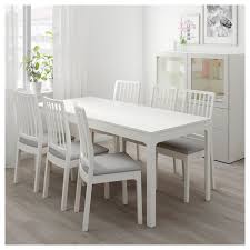 Ekedalen Ekedalen Tisch Und 4 Stuhle Weiss Orrsta Hellgrau Ikea Osterreich In 2020 Budget Friendly Living Room Ikea Extendable Table White Kitchen Table