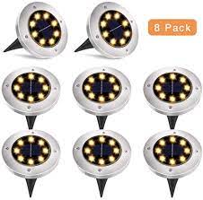 8stuck led solar bodenleuchte aussen solarleuchte fur garten solar gartenleuchte aussenleuchte 8 leds wasserdicht led so solarleuchten gartenleuchten solarlampen