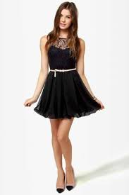 Little Black Dress For Teens Lace Dress Black Black Lace Dress Long Social Dresses