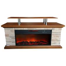 Beautiful frameless electric fireplace with realistic flames and logs. Fingerhut Lifesmart 60 Stone Media Electric Fireplace