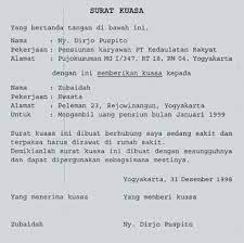 Dapatkan penjelasan bukan hanya jawaban. Berikan Contoh Surat Kuasa Brainly Co Id