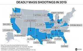 These mass public shootings are rare events—they constitute less than 15 percent of all mass killings in the united states and are responsible for less than 0.5 percent of all homicides (duwe, 2020) number of mass shooting fatalities in 2019. There Have Been At Least 21 Deadly Mass Shootings In The Us So Far In 2019 Abc News