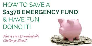 How To Save A 1 378 Emergency Fund Have Fun Doing It
