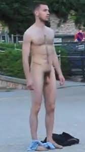 New naked male in public porn