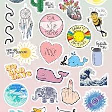 Small Large Aesthetic Stickers For Phone Case 11 Inc Etsy Aesthetic Stickers Iphone Case Stickers Print Stickers