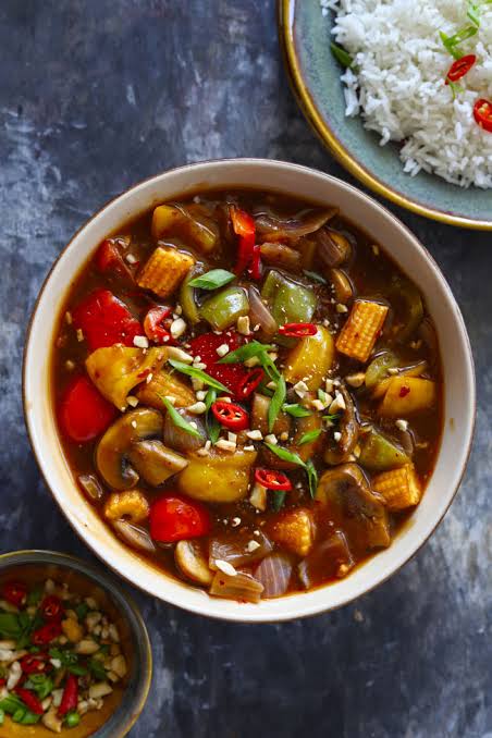 Mixed Vegetables in Hot Garlic Sauce