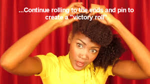 Find out the latest and trendy natural hair hairstyles and haircuts in 2020. Retro Updo With Faux Bangs And Victory Rolls Youtube
