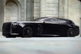 The Rolls-royce Apparition Concept Is A Sleek Obsidian Black Electric-powered Beauty On Wheels Rolls Royce Cool Car Pictures Rolls Royce Concept