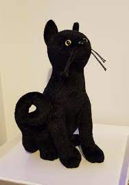Kaspar Savoy Black Cat Plush Jaguar Stuffed Animal Toy 5 Black Cat Plush Cat Plush Pet Toys