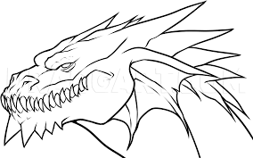 How To Draw A Dragon Head Step By Step Drawing Guide By Dawn Dragoart Com How to draw a dragon's body.