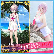 Games Fate/Grand Order Cosplay Mash Kyrielight Costume One piece Swimsuit  Sexy Dress Set|Game Costumes| - AliExpress