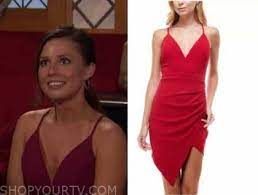 Katie thurston made her debut as the bachelorette, while tayshia adams and kaitlyn bristowe cohosted the season 17 premiere — read more. The Bachelor Season 25 Episode 3 Katie Thurston S Red Lace Back Dress Shop Your Tv