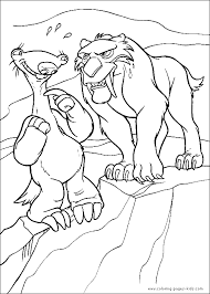 Ice Age Color Page Cartoon Characters Coloring Pages Color Plate Coloring Sheet Printable Coloring Picture Funny Easy Drawings Ice Age Coloring Pages