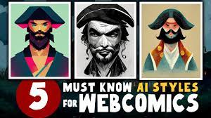 5 Must know AI Styles for Webcomics - Midjourney - YouTube