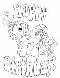 Happy birthday black and white cute. Happy Birthday Coloring Pages For Sister Coloring4free Coloring4free Com
