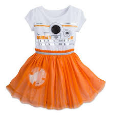 Bb 8 Dress For Girls Star Wars Star Wars Outfits Star Wars Dress Kids Star Wars Costumes