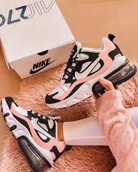 Nike Pink And Black Air Max 270 React Sneakers In 2020 All Nike Shoes Nike Shoes Women Hype Shoes