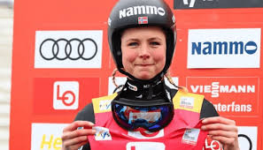 Bare 3 år gammel tok hun sine første skihopp. Nok En Seier Til Maren Lundby