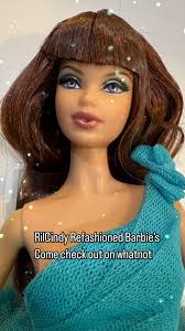 Blue eyed girl, #barbiestyletribute  #nationalbarbiedollscollectorsconvention #refashion #barbieblues  #barbievacation #rilcindy