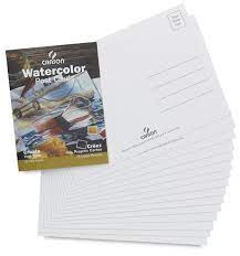 Canson Blank Watercolor Postcards 140 Lb Pkg Of 15 Blick Art Materials In 2021 Watercolor Postcards Canson Blank Greeting Cards