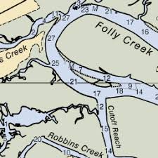 Map And Nautical Charts Of Folly River Sc Us Harbors