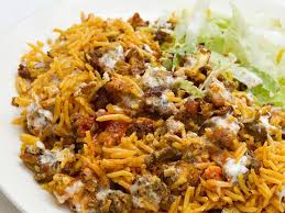Serious Eats Halal Cart Style Chicken And Rice With White Sauce Recipe Recipe White Sauce Recipes White Sauce Serious Eats