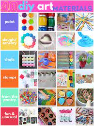 Adaptive materials for art and those with disabilities. 40 Diy Art Materials You Can Make At Home Babble Dabble Do