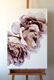 Pin By Kimi On Large Flower Paintings Peony Art Flower Art Art