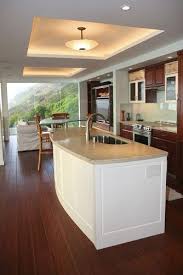 Kitchen Raised Tray Ceiling With Led Strip Lighting Kitchen Ceiling Tray Ceiling Home Decor Kitchen