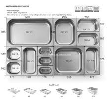 Gn Pan Size Chart Buurtsite Net