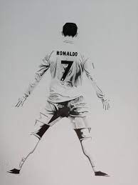 Please enter your email address receive free weekly tutorial in your email. Cristiano Ronaldo Celebration Drawing By Gabriele Carzedda Saatchi Art