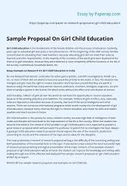 Words and terms frequently used when talking about education. Sample Proposal On Girl Child Education Essay Example