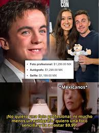 El actor Frankie Muniz (Malcolm) visitará Monterrey el próximo 05 de  octubre para el evento DesertCon, donde ofrecerá una sesión de fotos y  autógrafos para sus fans. Estos son los precios: (Por