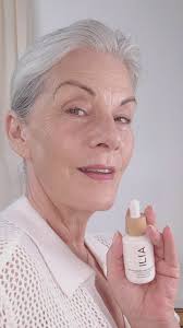 Lovelies, a new reel for one of my favourites @iliabeauty , Super Serum  Skin Tint SPF 40, .., #ILIABeautyPartner, #embraceage, #beautyover60,  #makeupover60, #proagebeauty