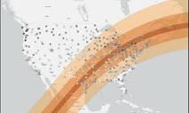 Solar eclipse 2024: Interactive map shows weather trends for April 8
